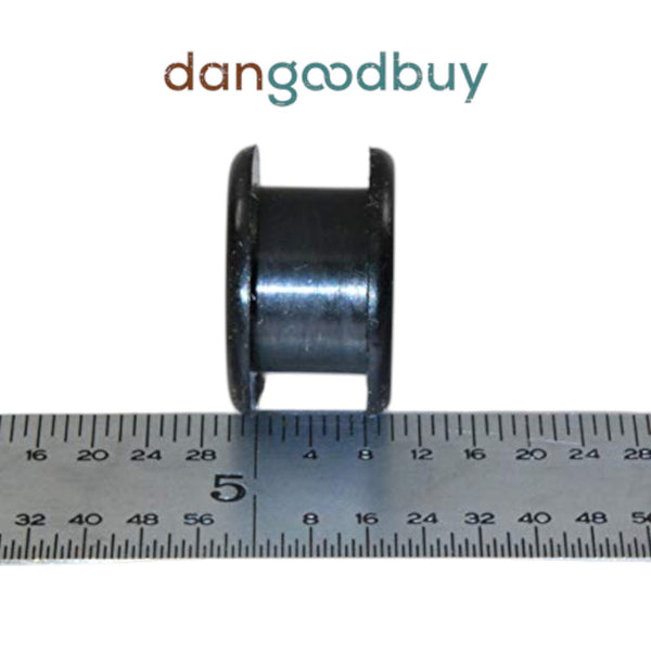 Fits 7/16" Hole - 1/4" Panel Thickness - 1/4" Center Hole - Rubber Grommet