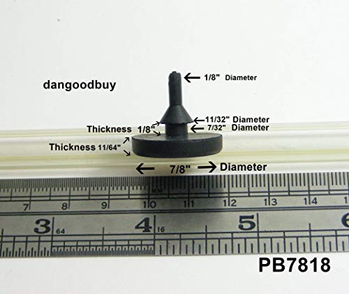 Pull through rubber mount fits 7/32" hole 1/8" panel thickness specs | dangoodbuy | PB7818