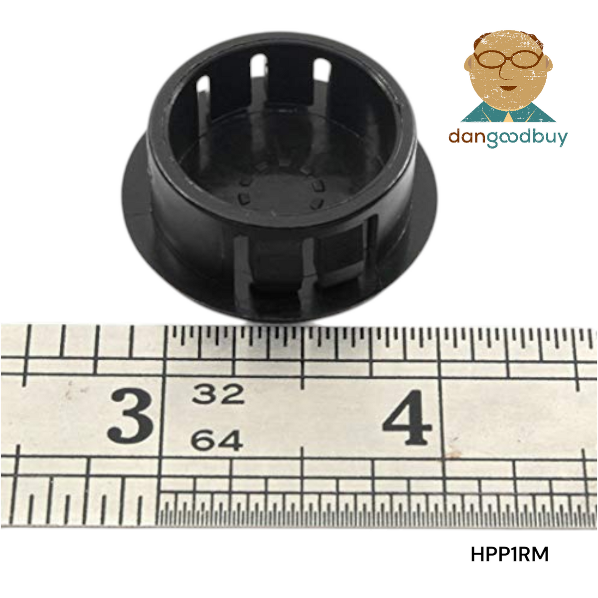 Fits 1" Hole - 1 1/8" Diameter - up to 1/8" Panel Thickness - Nylon Caps Locking Panel Plugs