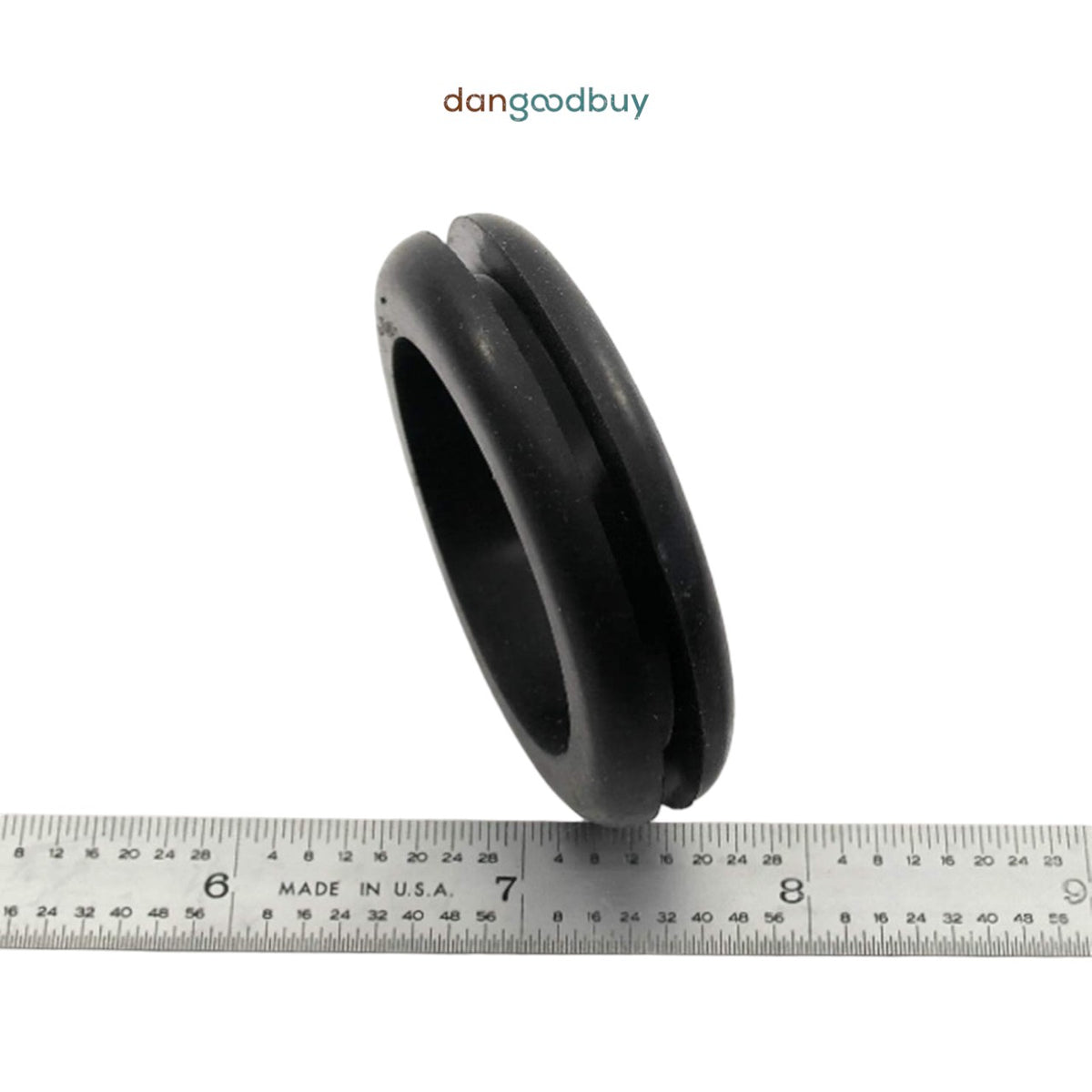 Fits 1 3/4" Hole - 1/8" Panel Thickness - 1 1/2" Center Hole - Rubber Grommet