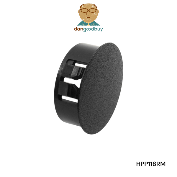 Fits 1 1/8" Hole - 1 1/4" Diameter - up to 1/8" Panel Thickness - Nylon Caps Locking Panel Plugs