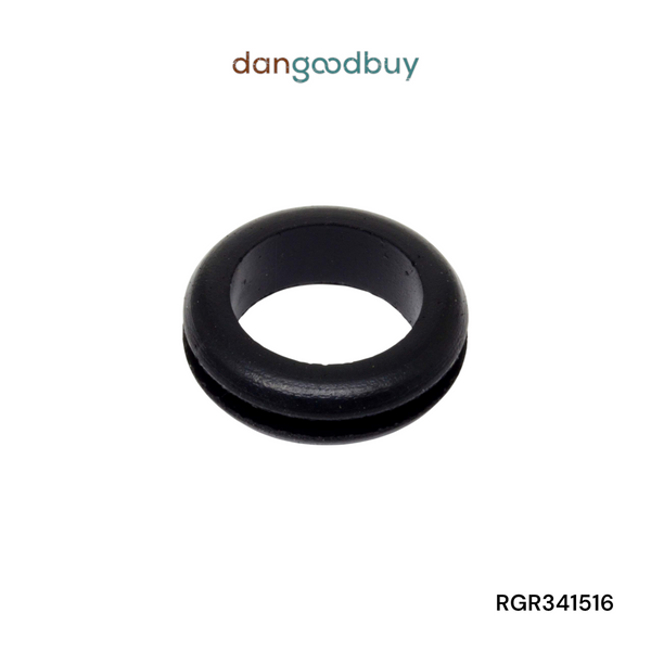 Fits 15/16" Hole - 3/32" Panel Thickness - 3/4" Center Hole - Rubber Grommet