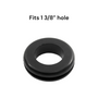 Fits 1 3/8" Hole - 1/8" Panel Thickness - 1" Center Hole - Rubber Grommet
