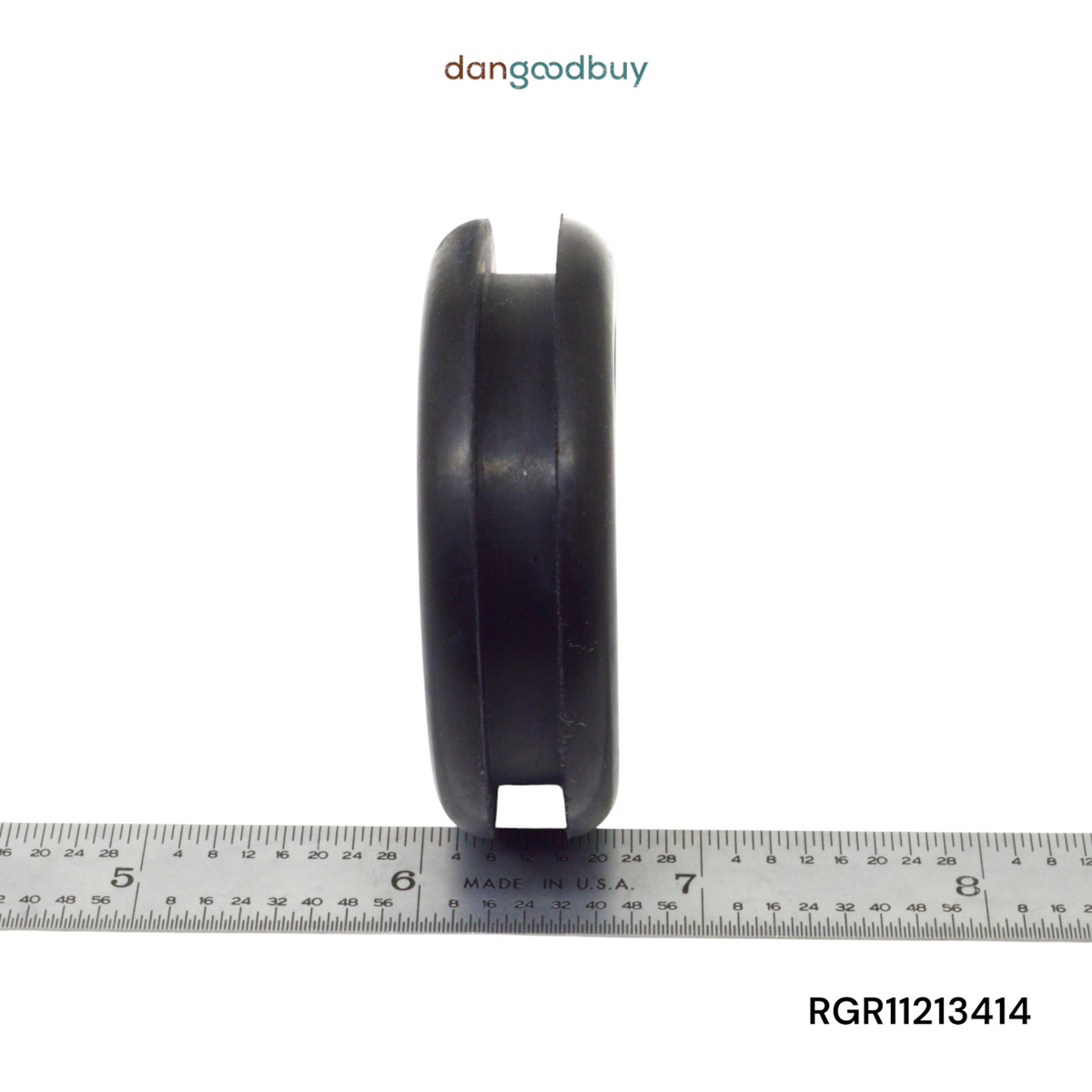 Fits 1 3/4" Hole - 1/4" Panel Thickness - 1 1/2" Center Hole - Rubber Grommet