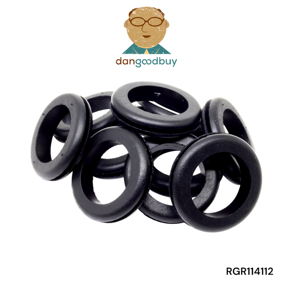 Fits 1 1/2" Hole - 3/32" Panel Thickness - 1 1/4" Center Hole - Rubber Grommet