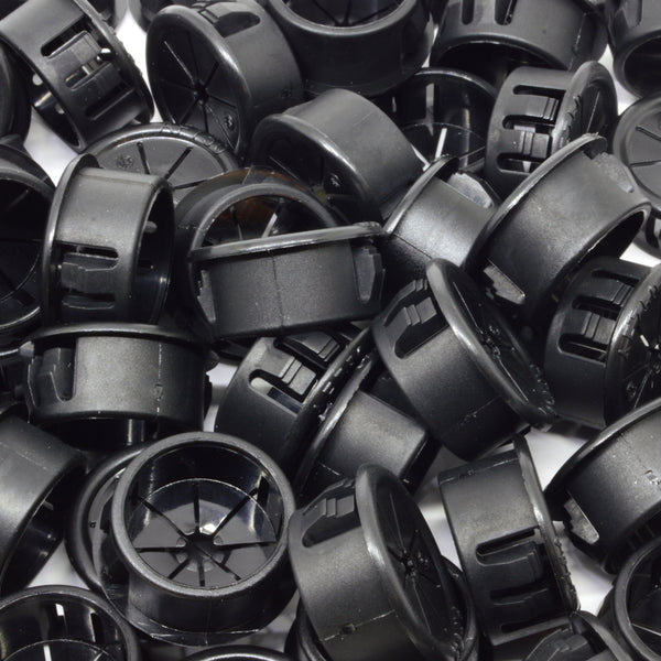 Rubber Grommet Bushings - 1/2" Hole, 5/16" ID, 3/4" OD For Wires & Cables
