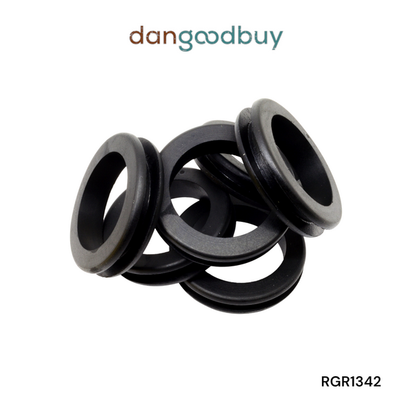 Black rubber gaskets on a white background with 'dangoodbuy' branding. RGR1342