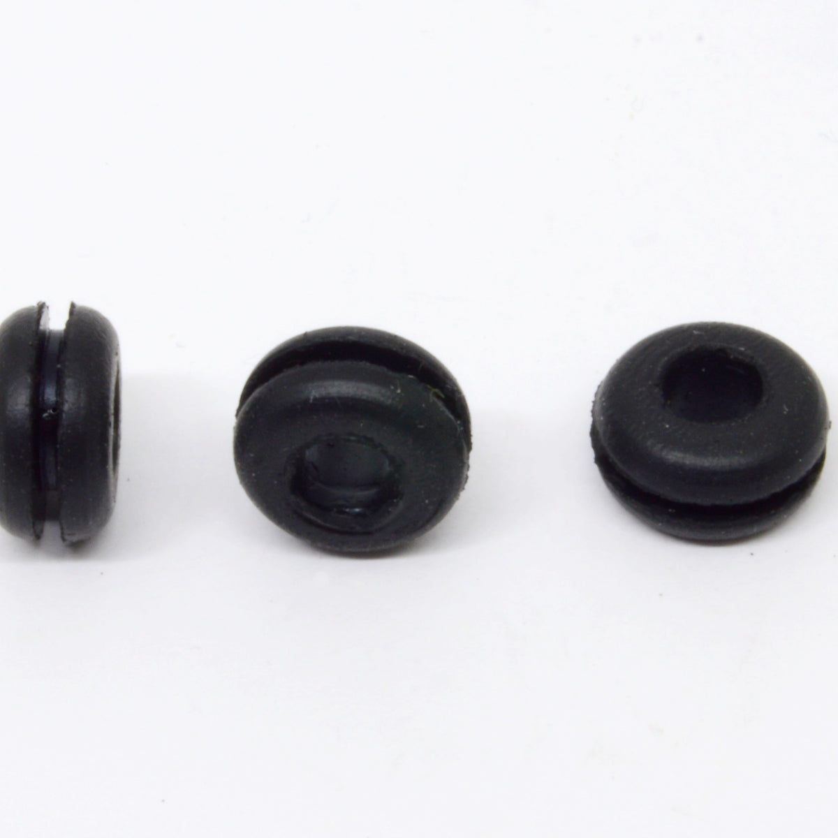 Fits 5/16" Hole - 3/64" Panel Thickness - 13/64" Center Hole - Rubber Grommet