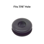 Fits 7/16" Hole - 1/8" Panel Thickness - 1/4" Center Hole - Rubber Grommet