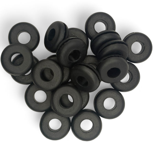Fits 5/8" Hole - 1/16" Panel Thickness - 3/8" Center Hole - Rubber Grommet