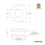 rubber grommet dangoodbuy RGR121316
