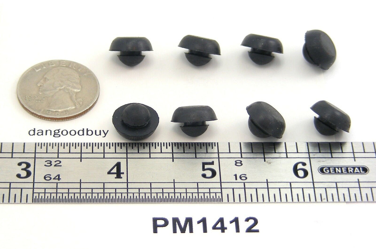 Rubber Feet fits 1/4" hole with ruler from top | dangoodbuy | PM1412